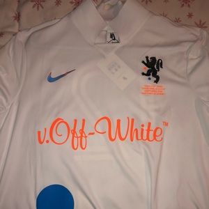 Nikelab x Off-white mercurial home white jersey
